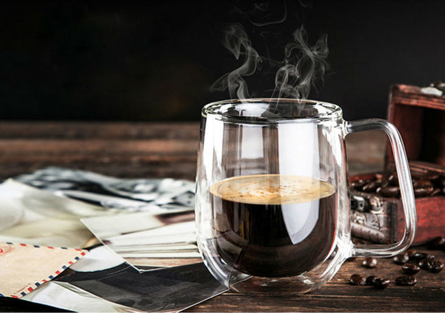 Thermal Glass Coffee Mug